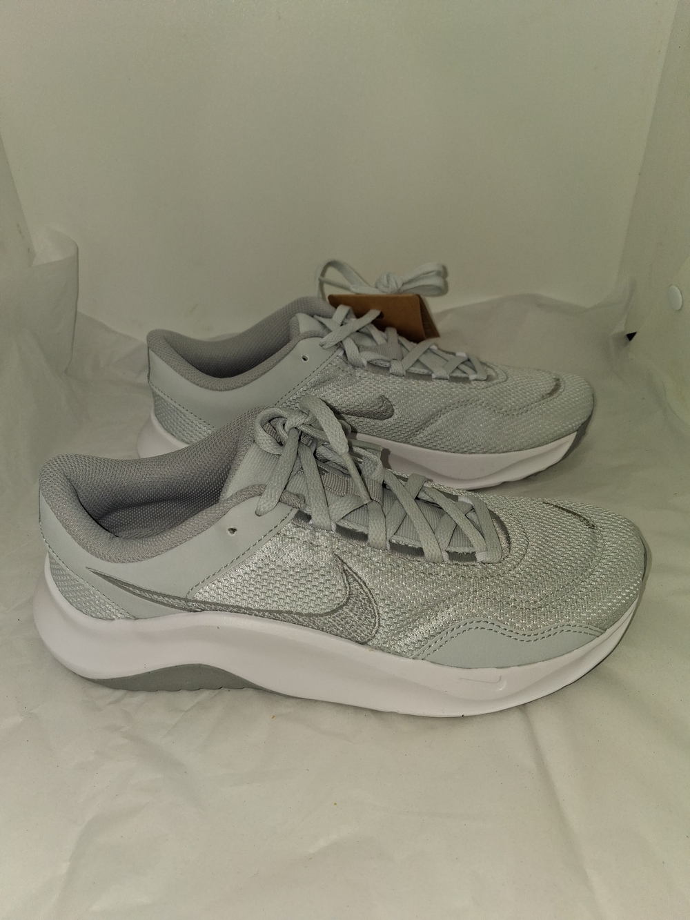 Size 8 - Nike Legend Essential 3 Next Nature Pure Platinum Silver
